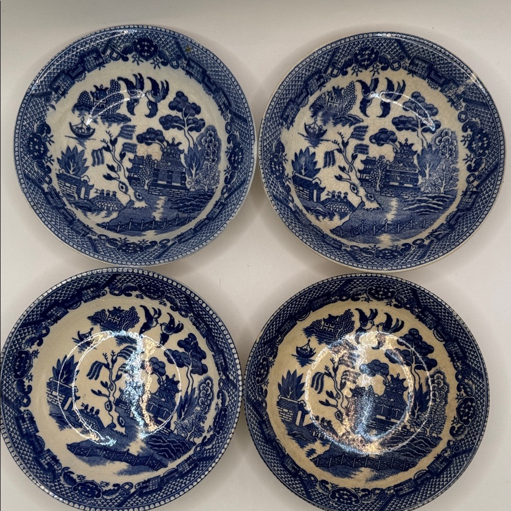 Vintage Blue Willow China from Japan